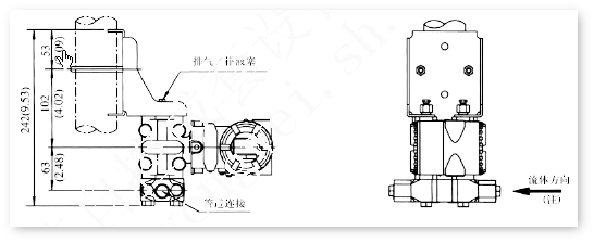 橫河EJA310A絕對(duì)壓力變送器水平安裝